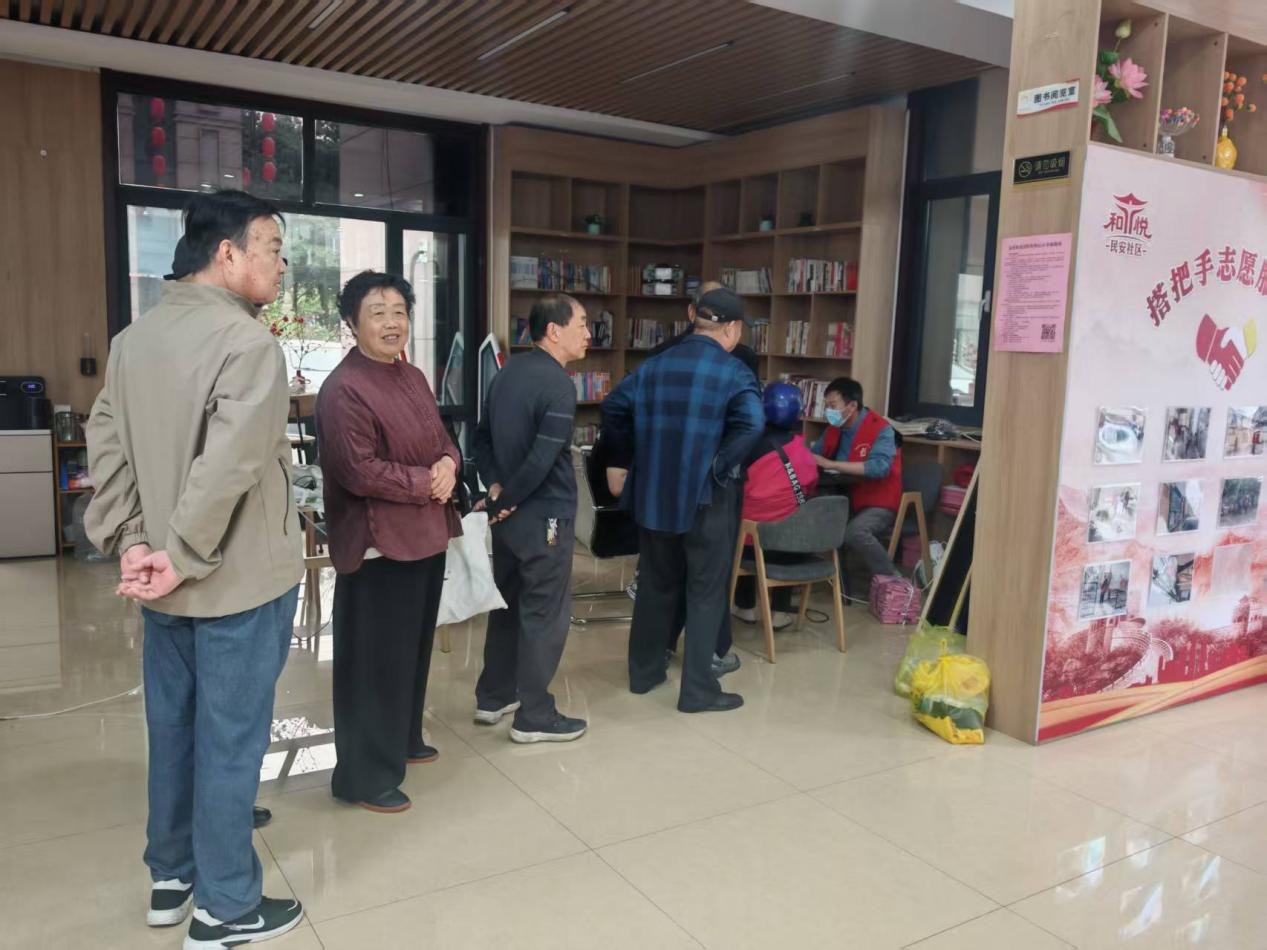 夏镇街道民安社区联合开发区卫生院开展健康义诊活动