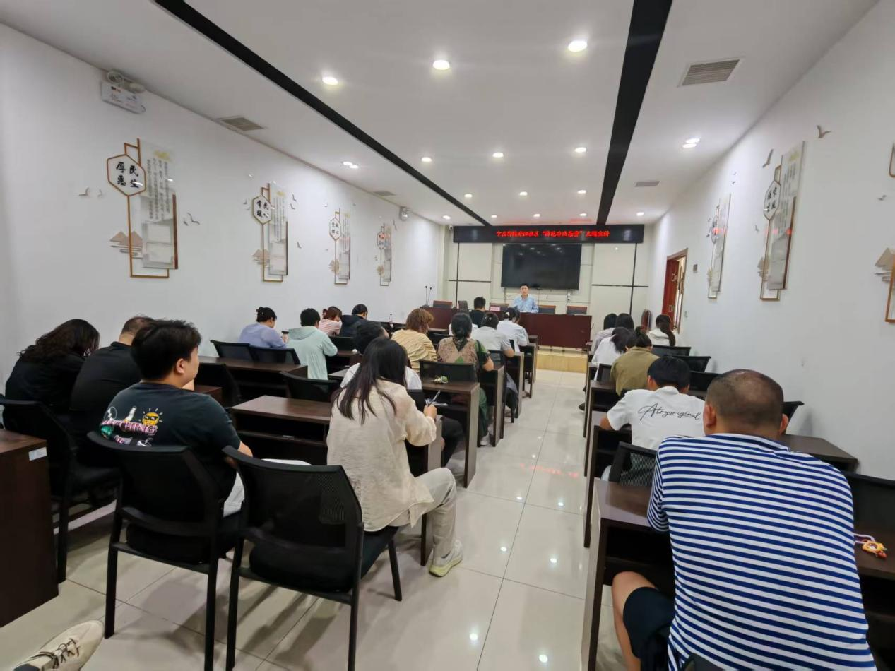 文化社区丨卞庄街道开阳社区开展防范非法集资主题宣讲活动