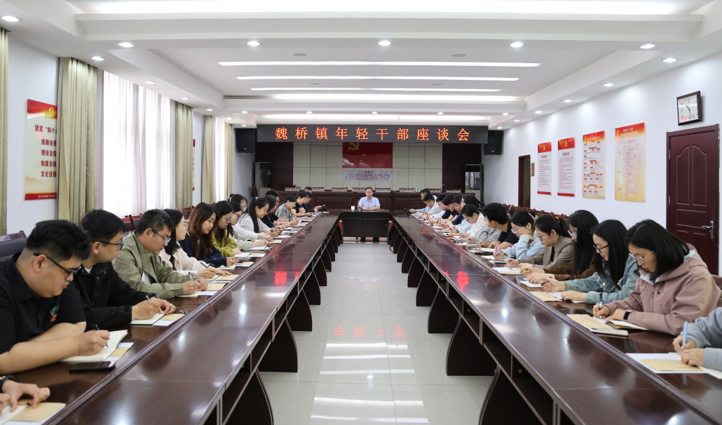 邹平市魏桥镇召开年轻干部座谈会