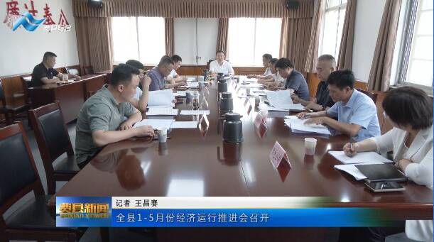 全县1-5月份经济运行推进会召开