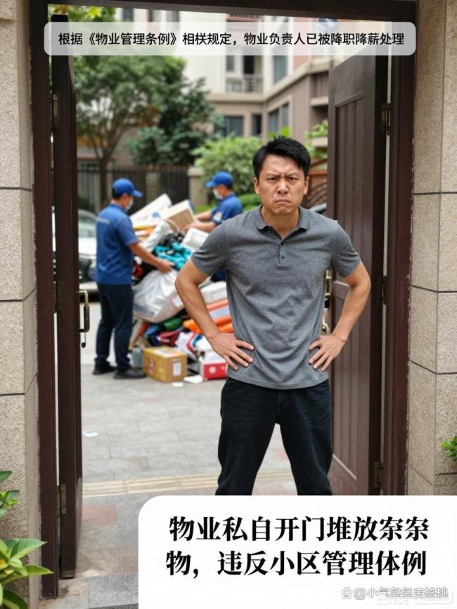 擅开空置房 物业人员拟降职 物业权限引争议