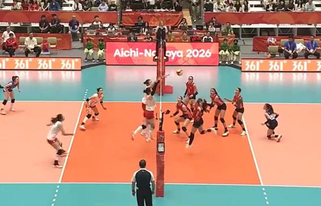 中国女排亚运会开门红