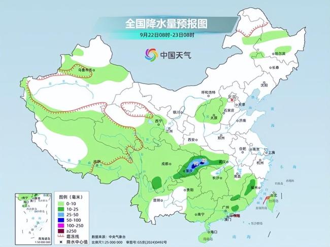 北方降温继续 多地气温创新低 南方高温闷热加剧