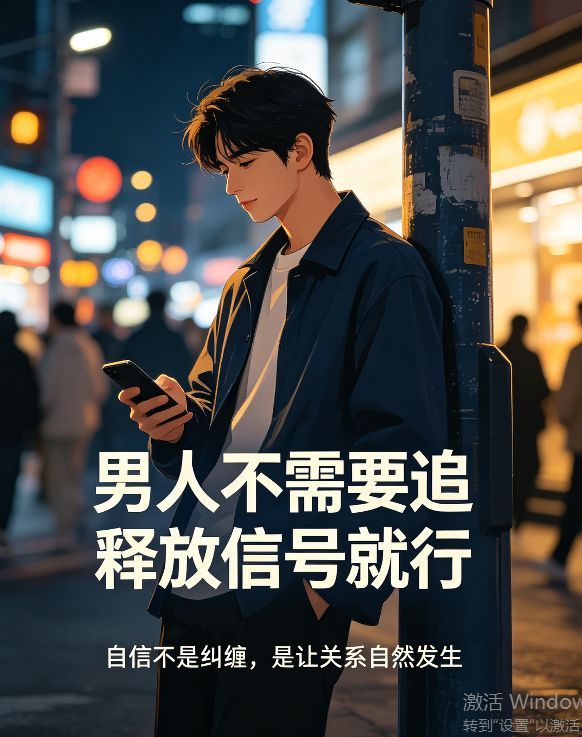 男人不需要追释放信号就行