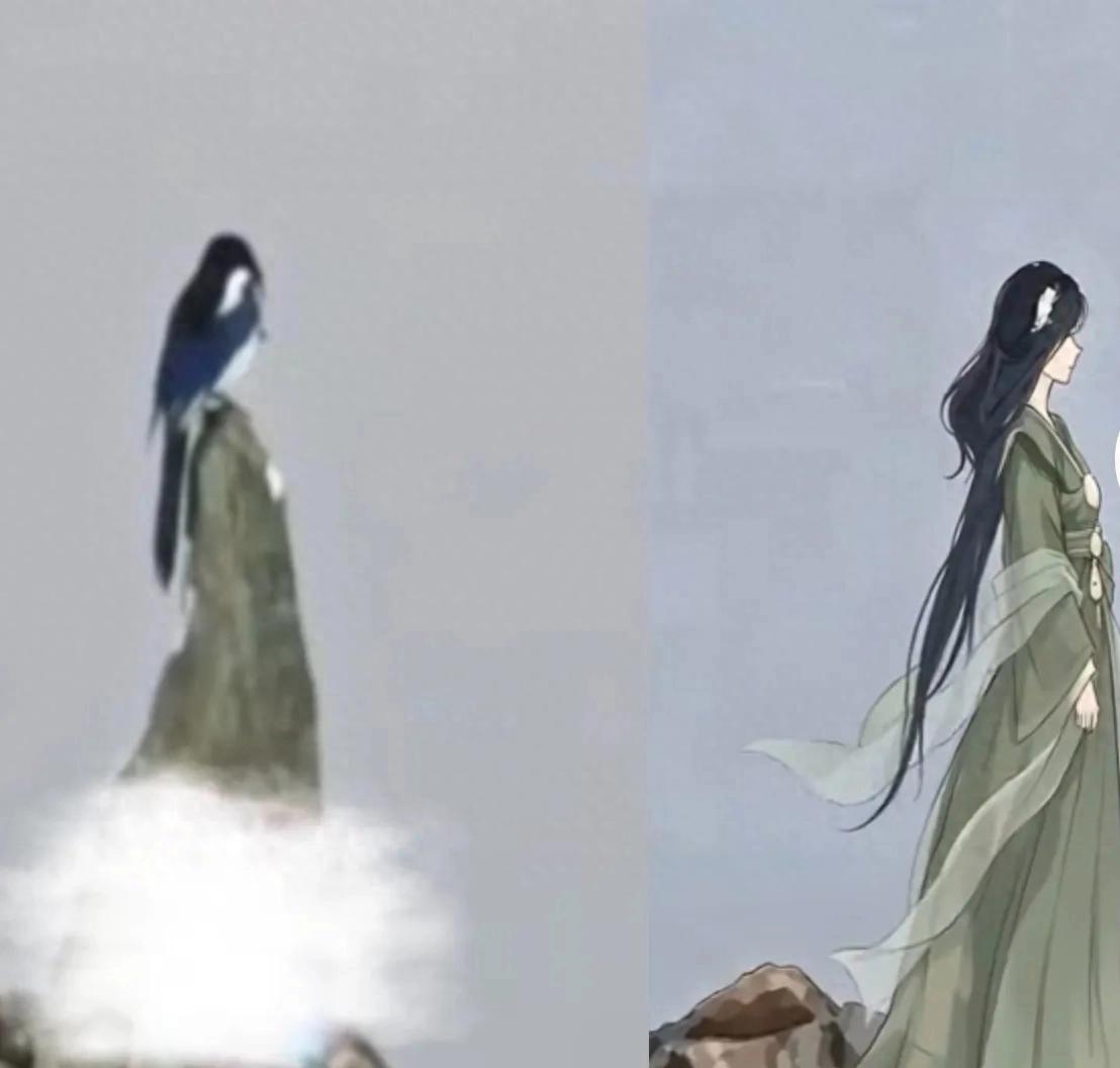 游客山西游现拍到限定“古风美女”