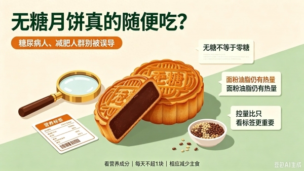 无糖月饼不能随便吃!提醒:别被这些关于月饼的谣言误导了