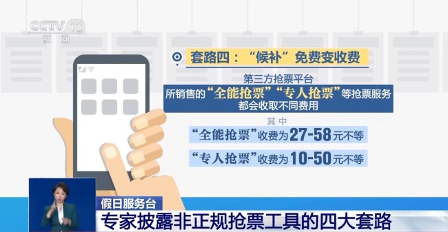 免费服务变收费 警惕非正规火车票抢票工具四套路