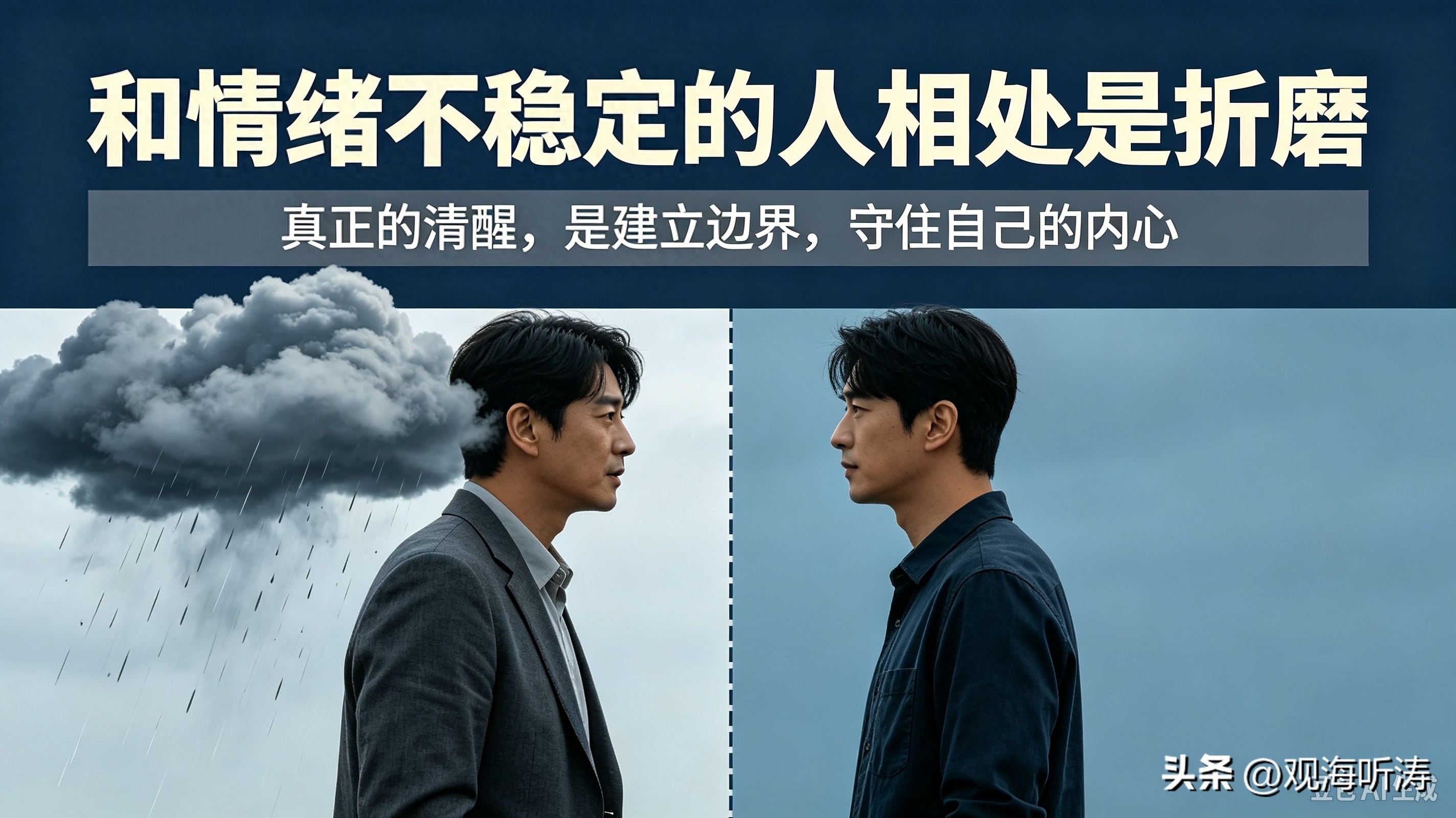 和情绪不稳定的人相处是折磨,及时止损,学会守住自己的边界