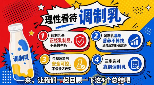 调制乳真不是垃圾奶 正确认知乳制品选择