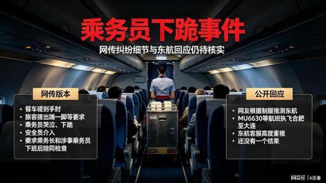 东航空姐下跪道歉