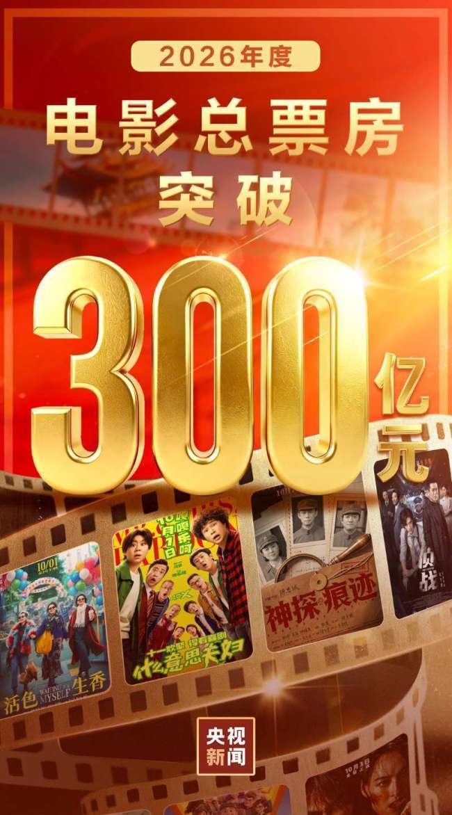 2026年度总票房已超300亿元