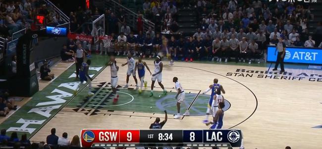 NBA季前赛勇士101-104快船
