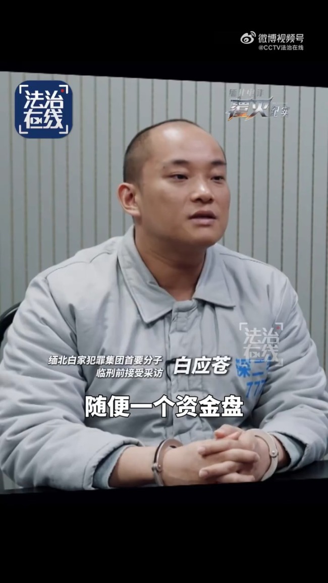 白应苍临刑前称随口1个资金盘就20亿