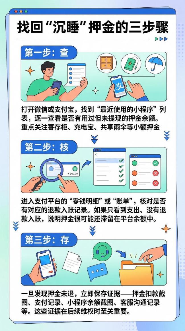 假期出游归来这笔账记得查 押金去向需留意