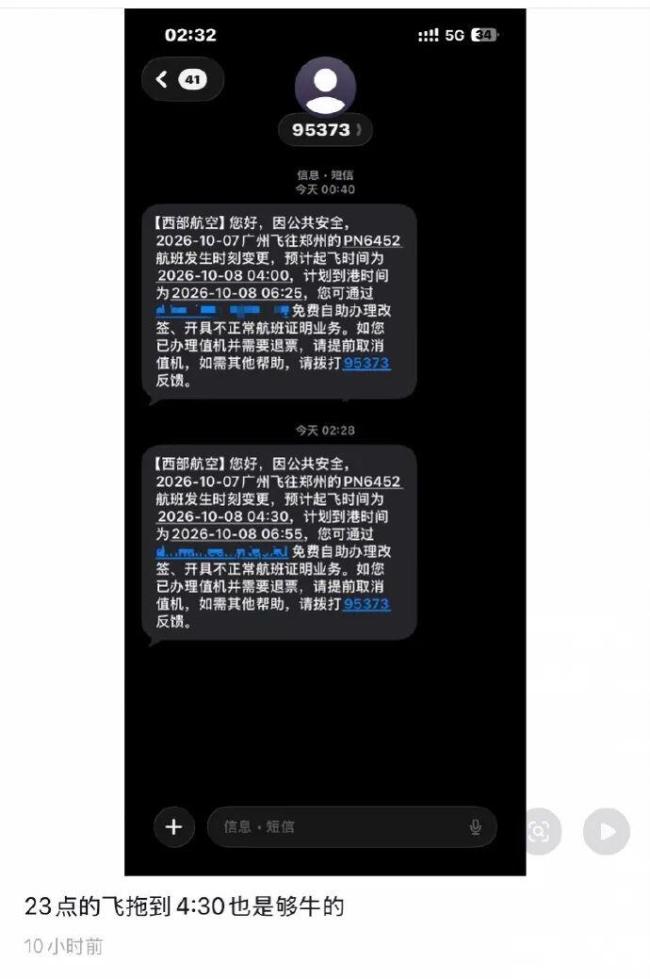 航司回应鸟击延误无赔偿