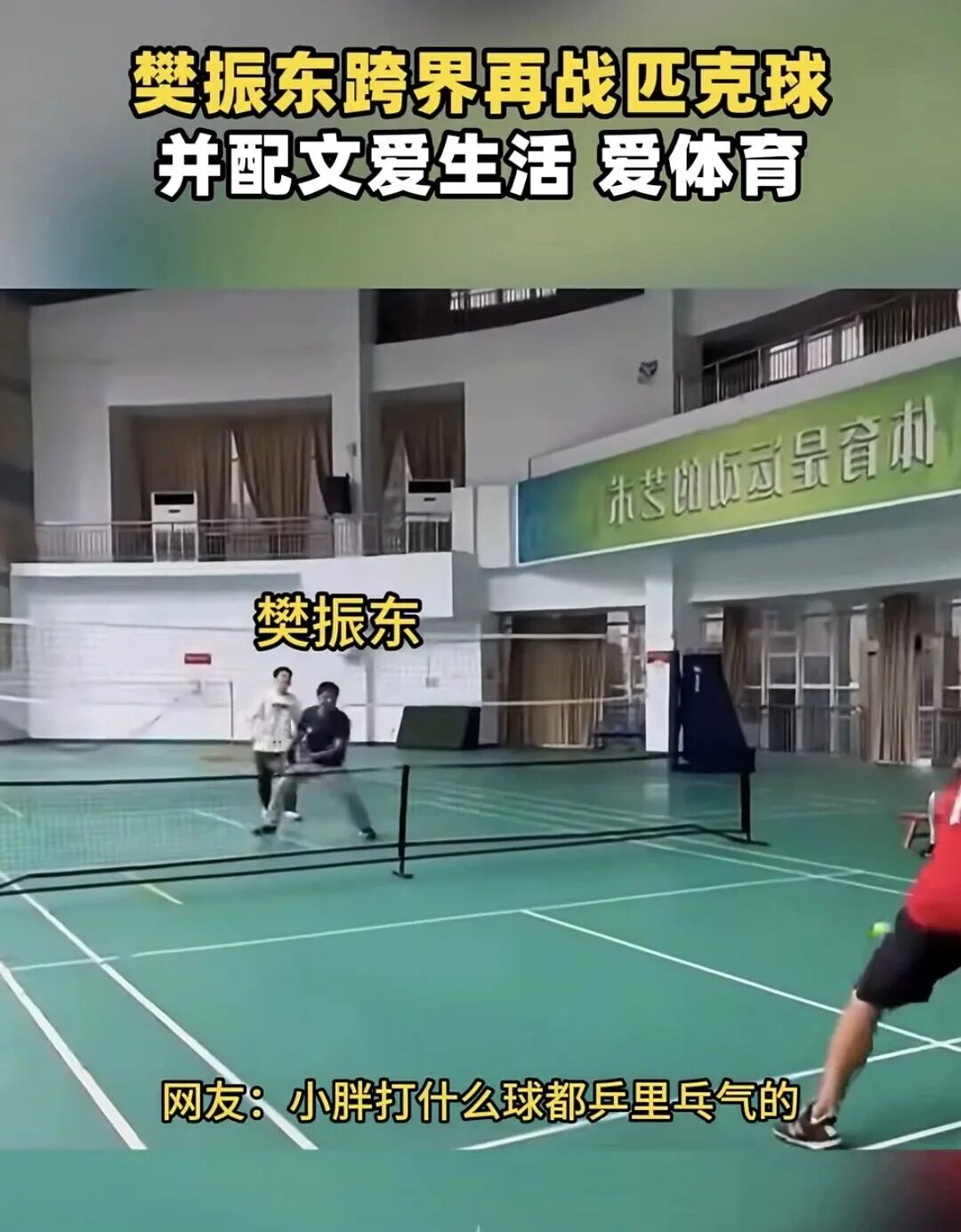 被嘲“球缩力拉满”的匹克球,真比乒羽网低一头?