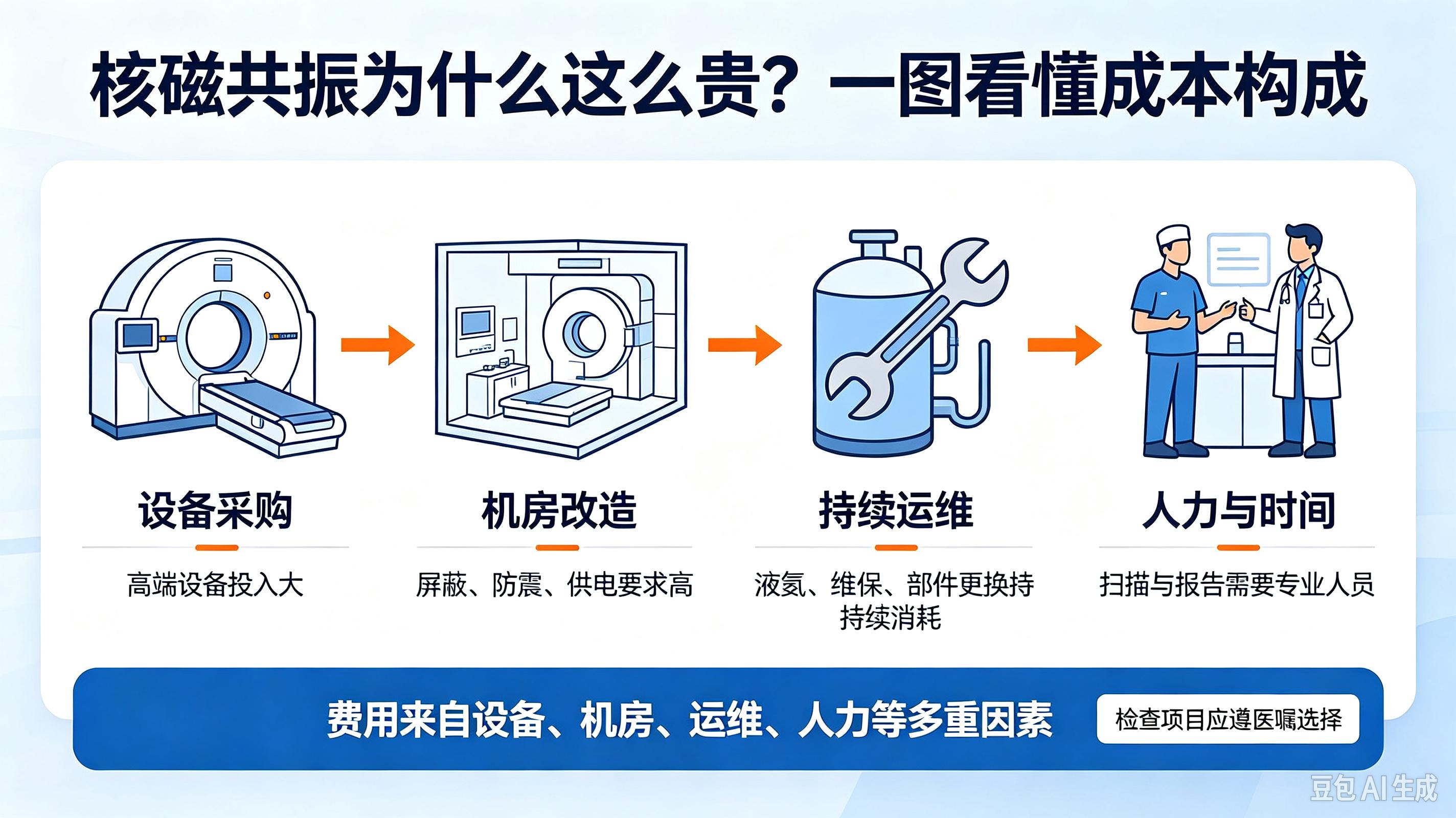 做一次核磁共振动辄上千,为啥核磁共振检查这么贵?