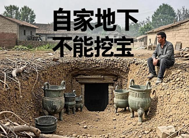 盗挖自家宅基地下古墓葬获刑15年