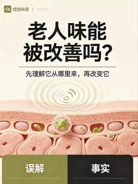 小孩说老人味盖不住香水,老人味能被改善吗