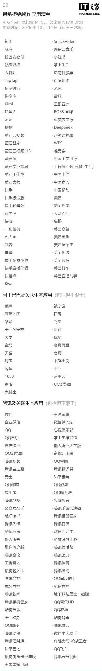 DS等被列入豆包手机助手拒操作名单 应用权限调整公告
