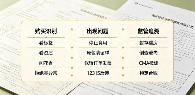 硫磺熏桂花重量竟能翻倍