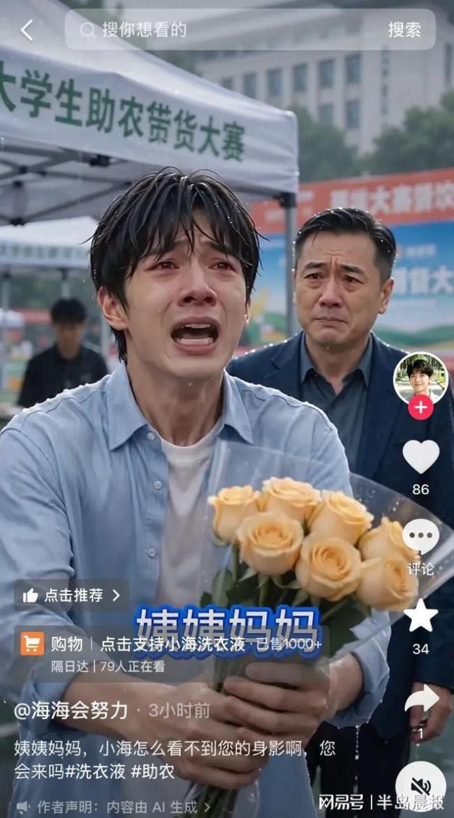 起底AI小海卖惨带货套路