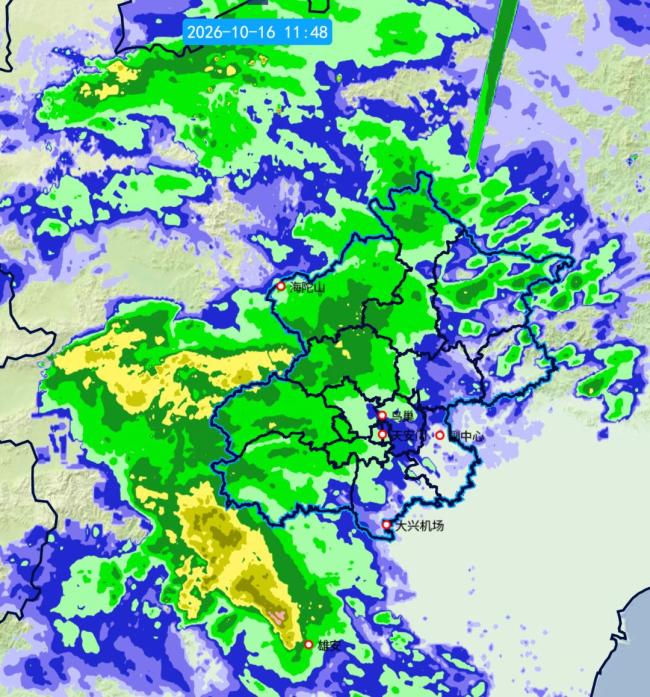 北京将迎入秋以来最强降雨 明日有大雨